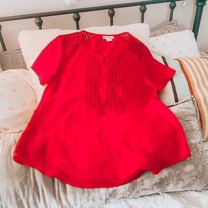 Ariat Red Blouse ❤️